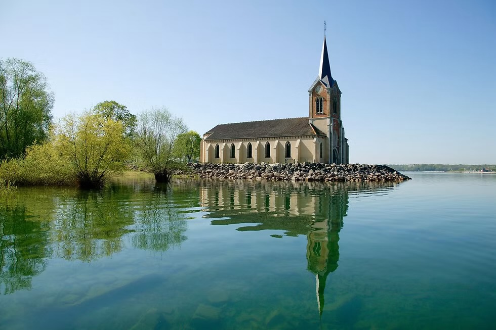 Lac du Der plus grand lac artificiel Europe